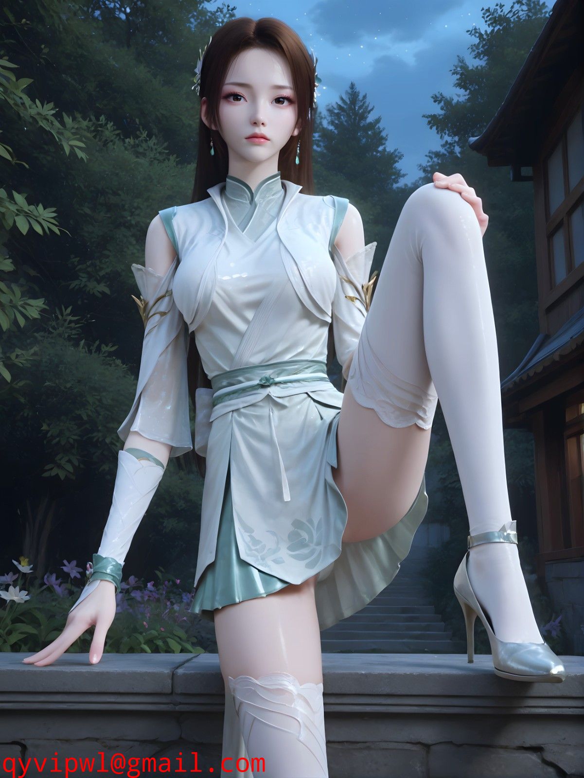 斗破苍穹-纳兰嫣然国产动漫去衣同人图1【8P】