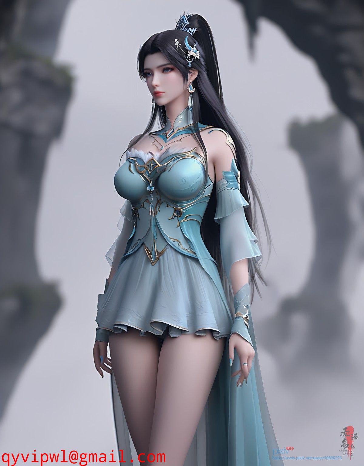 斗破苍穹-萧熏儿国产动漫去衣同人图M19【8P】