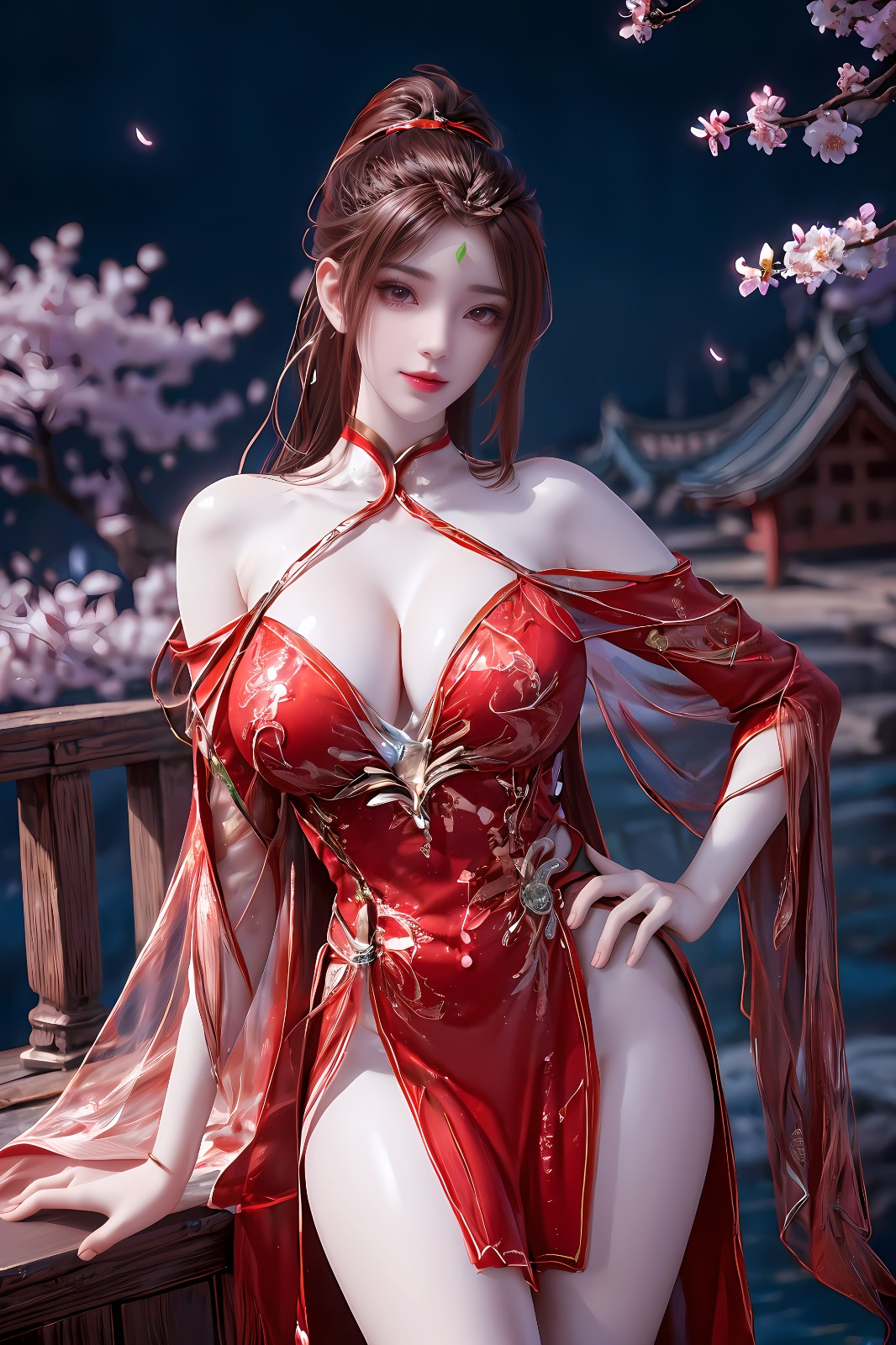 完美世界-红凰2【8P】国产动漫去衣同人图