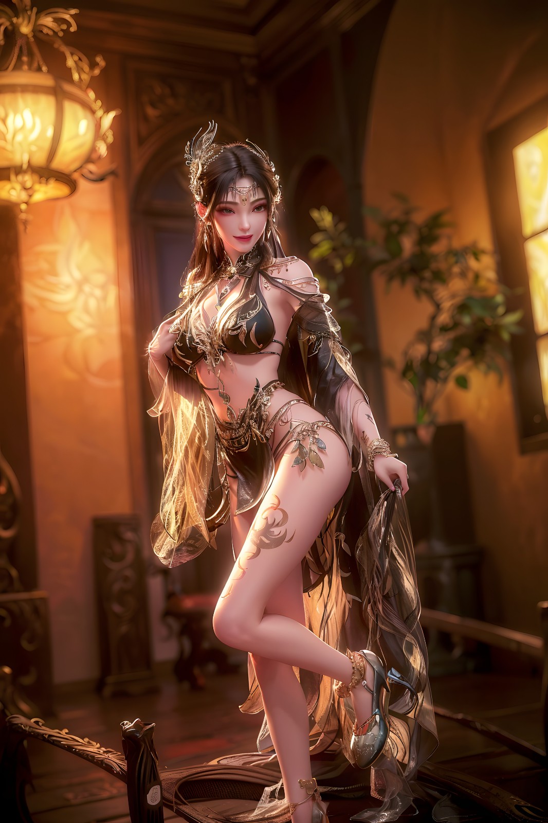 完美世界-火灵儿M3【8P】国产动漫去衣同人图
