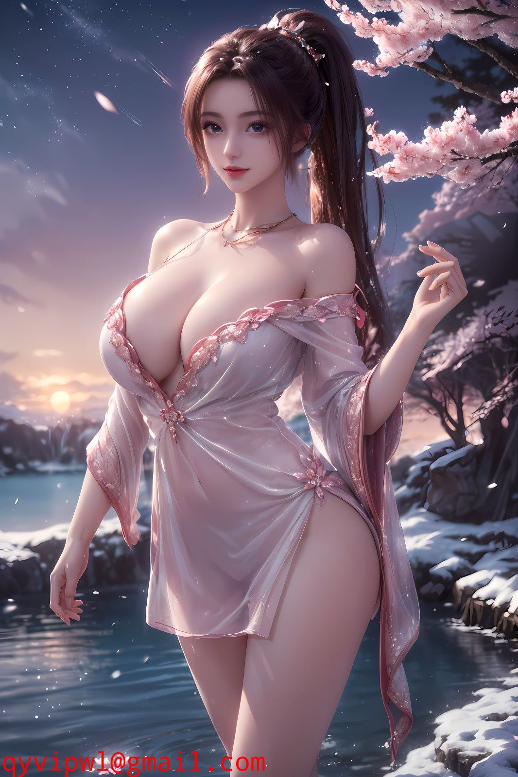 诛仙-周小环A3【8P】国产动漫去衣同人图
