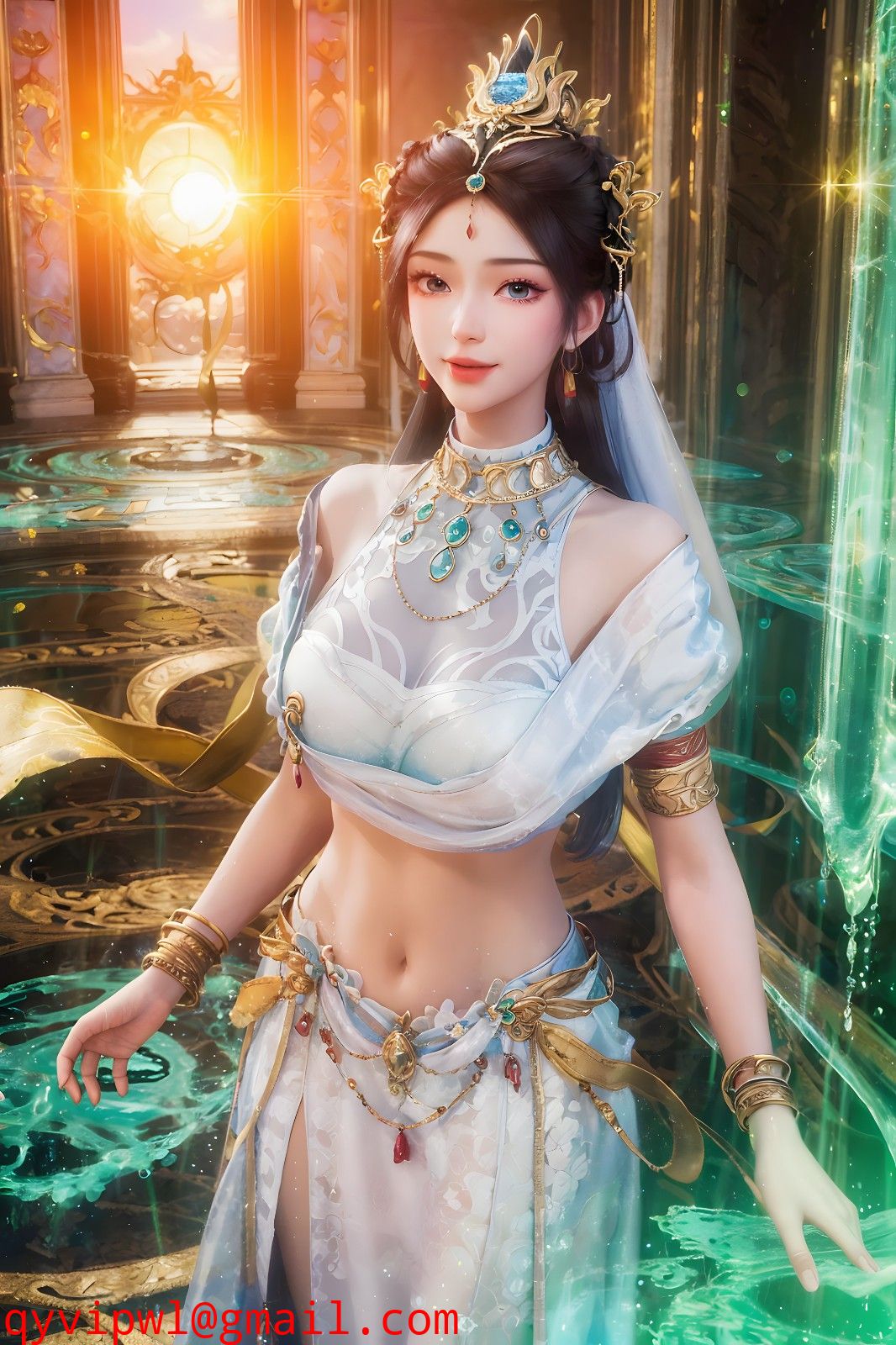 遮天-瑶池圣女C1【8P】国产动漫去衣同人图