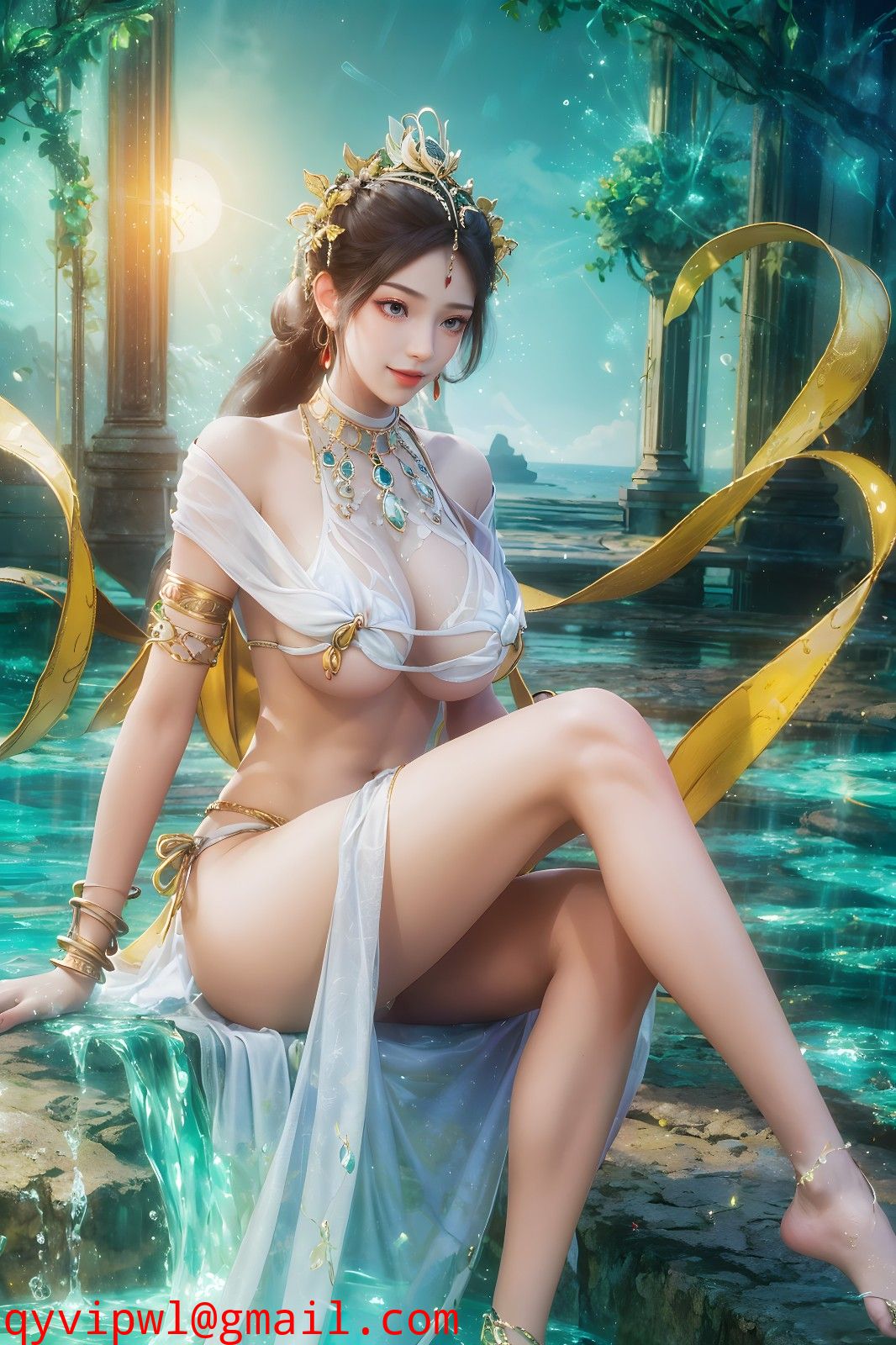 遮天-瑶池圣女C5【8P】国产动漫去衣同人图